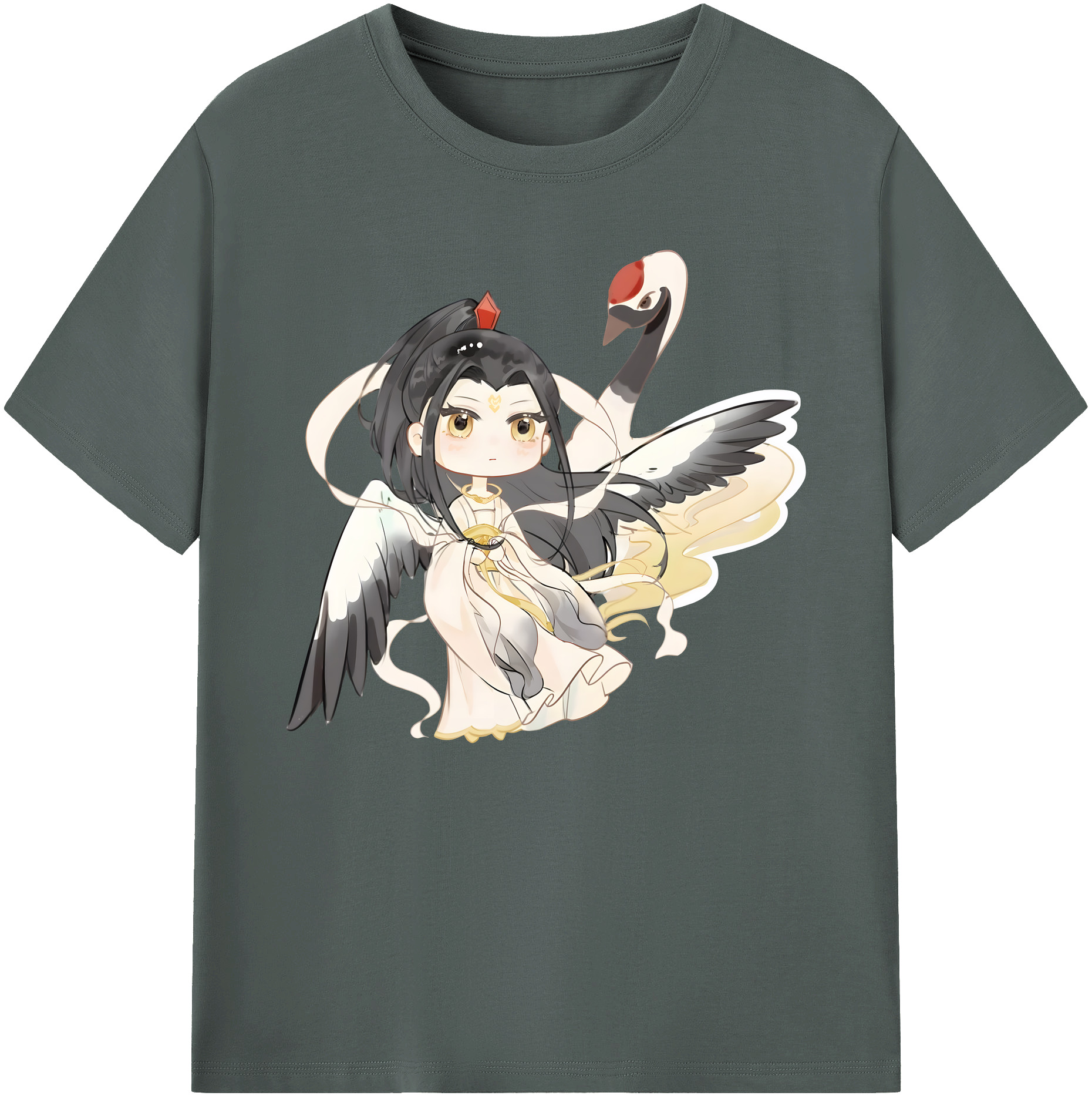 （画像用） Ne Zha 2 ナタ 魔童の大暴れ 綿100％ メンズ半袖Tシャツ｜肌触りやわらか＆通気性